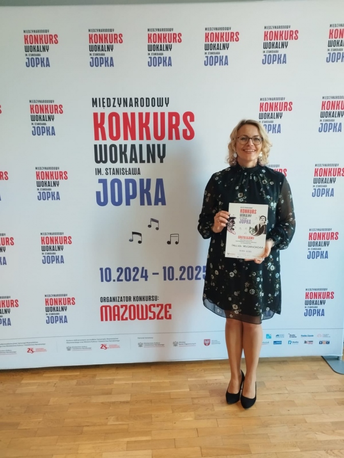 Mamy powody do dumy! Paulina Milczanowska w III etapie Międzynarodowego Konkursu Wokalnego im. Stanisława Jopka