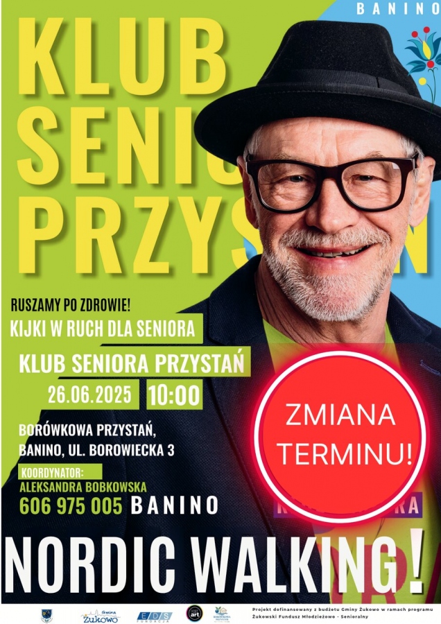 Kijki w Ruch – Nordic Walking dla Seniorów. ZMIANA TERMINU!