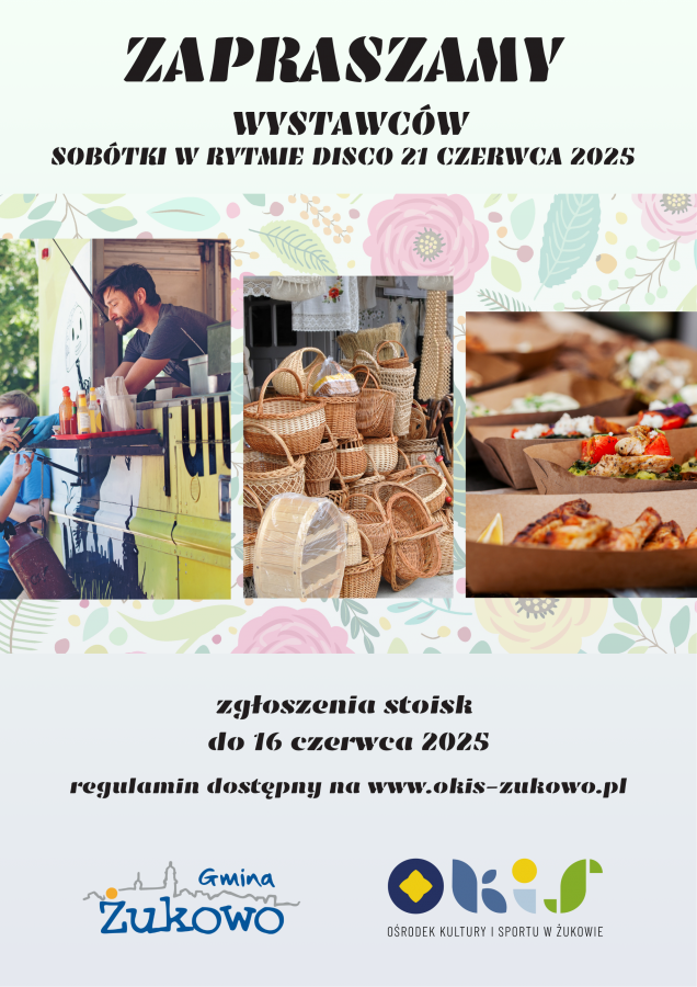 Zapraszamy do zgłaszania stoisk na "Sobótki w Rytmie Disco"