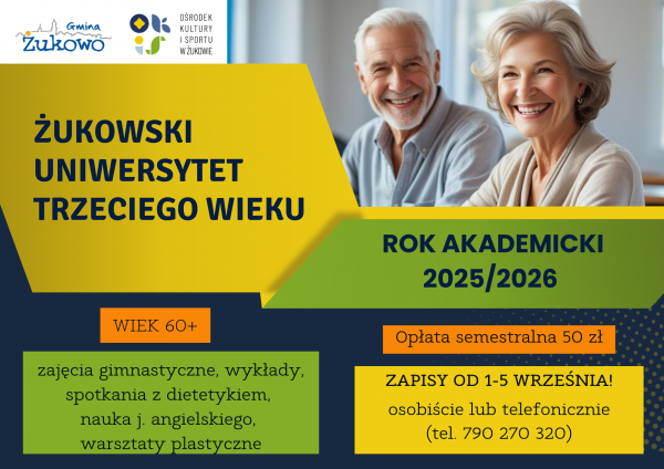 Ruszyły zapisy na Uniwersytet Trzeciego Wieku!