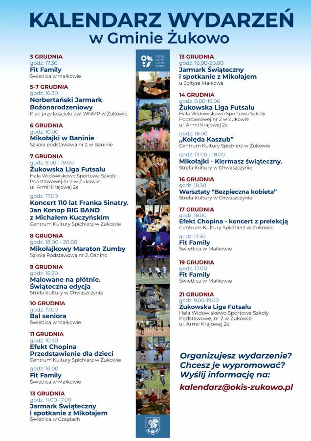 Kalendarz wydarzeń - grudzień