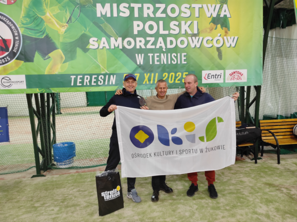 Kolejny sukces w Mistrzostwach Polski Samorządowców w tenisie