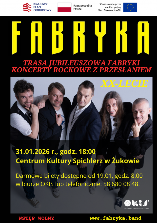 Koncert zespołu Fabryka