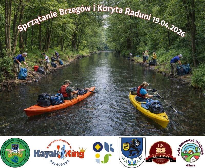 Sprzątanie rzeki Raduni