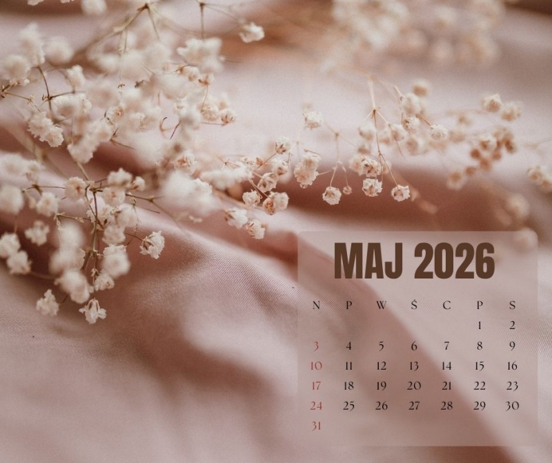 KALENDARZ WYDARZEŃ NA MAJ
