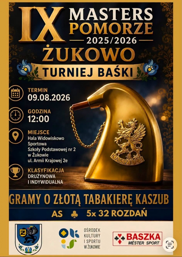 IX Masters Pomorze 2025/2026 w Żukowie!